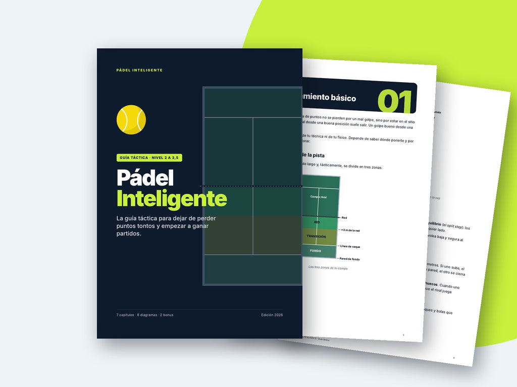 Pádel Inteligente: guía táctica para jugadores de nivel 2 a 3,5